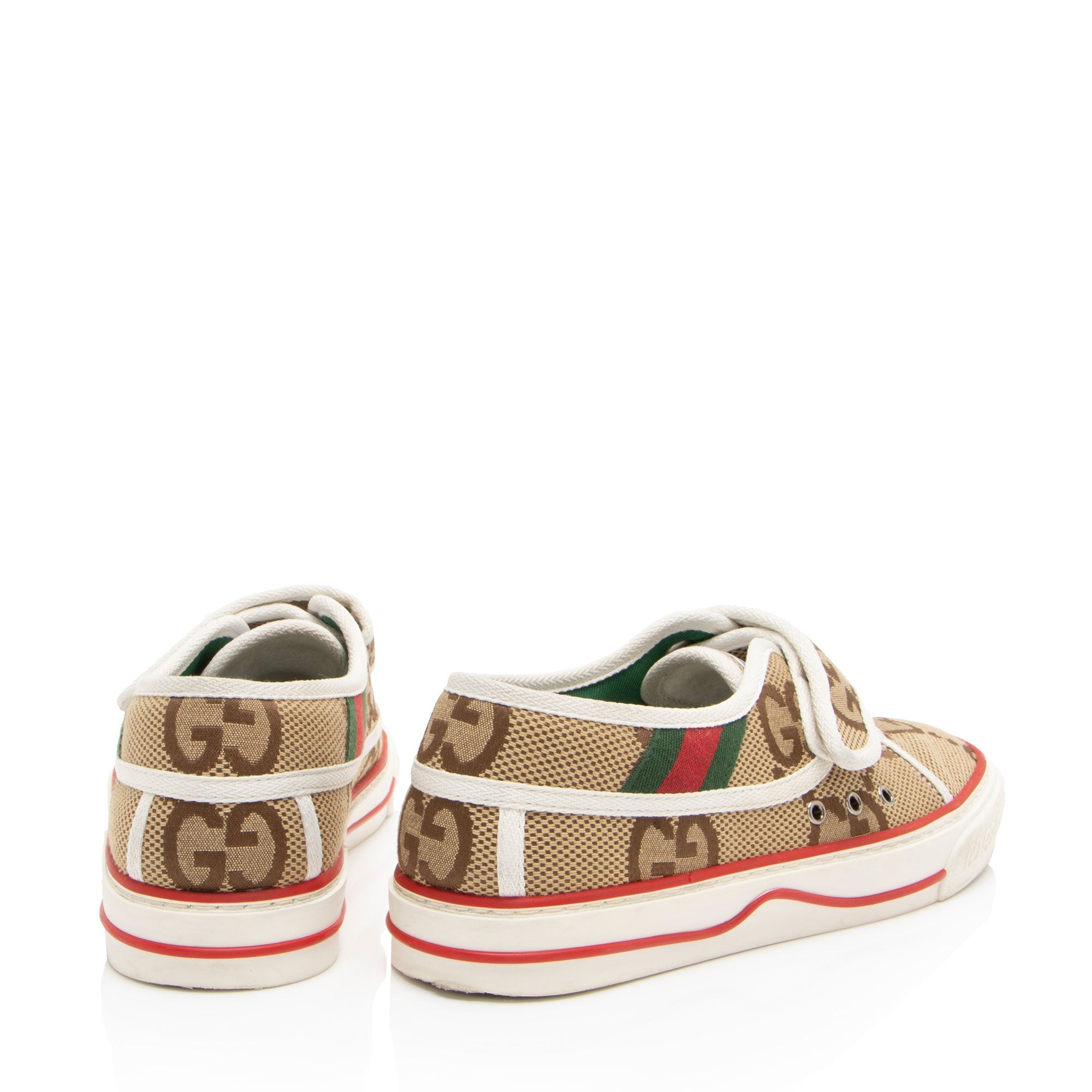 Gucci Jumbo GG Canvas 1977 Tennis Velco Sneakers - Size 6 / 36