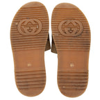 Gucci Jumbo GG Canvas Angelina Slide Platform Sandals - Size 8.5 / 38.5 (SHF-bkBL9w)