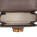 Gucci Jumbo GG Canvas Bamboo 1947 Mini Top Handle Bag (SHF-GbaD9h)