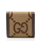 Gucci Jumbo GG Canvas Bamboo Diana Card Case