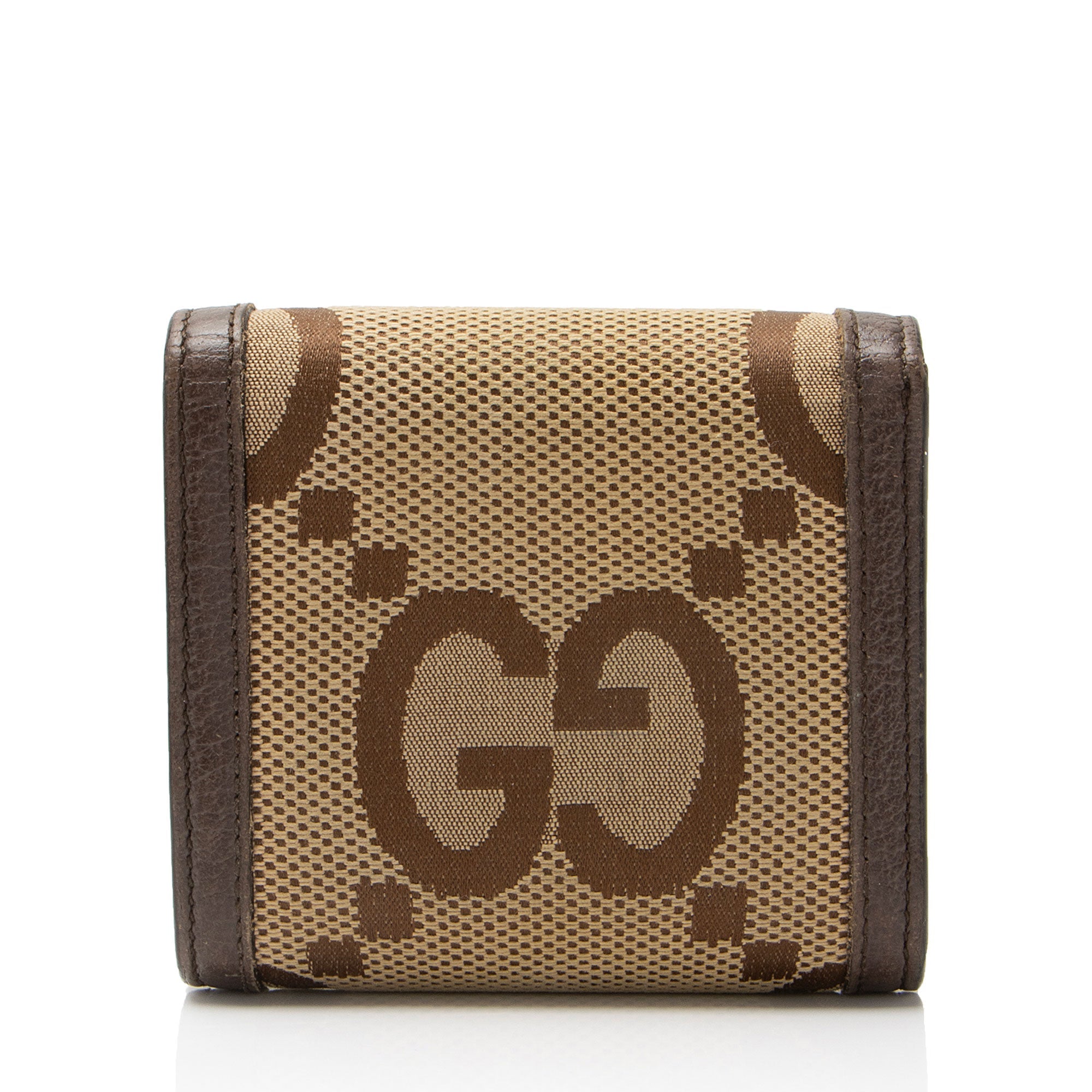 Gucci Jumbo GG Canvas Bamboo Diana Card Case