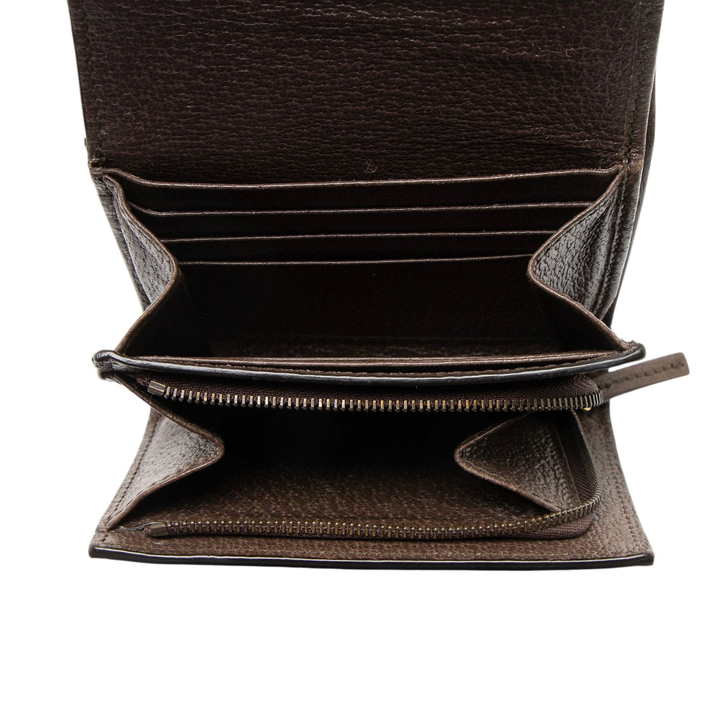 Gucci Jumbo GG Canvas Bamboo Diana Card Case