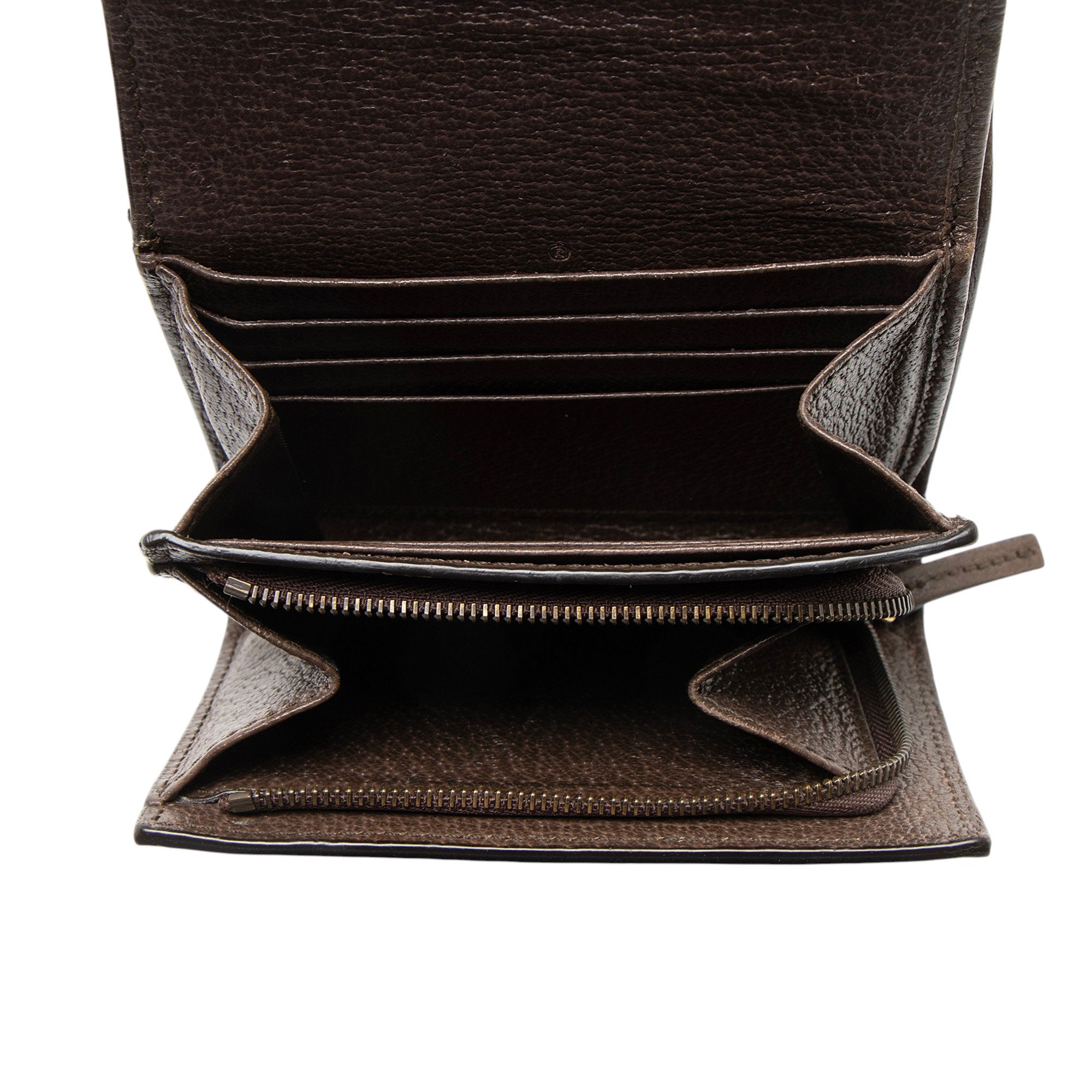 Gucci Jumbo GG Canvas Bamboo Diana Card Case