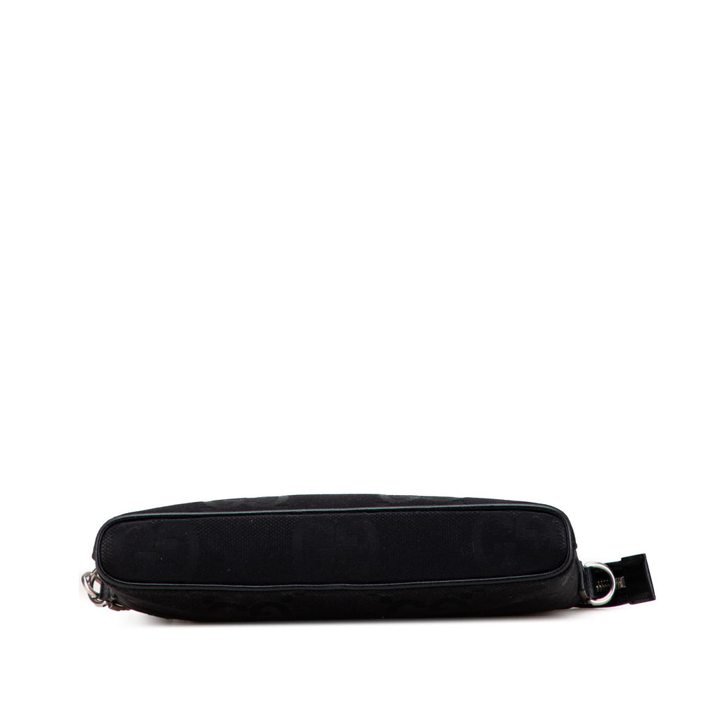 Gucci Jumbo GG Canvas Clutch on Strap