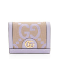 Gucci Jumbo GG Canvas Compact Wallet