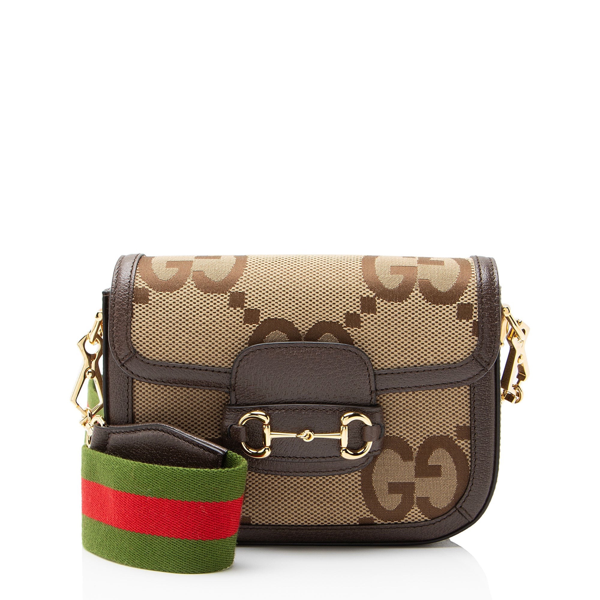 Gucci Jumbo GG Canvas Horsebit 1955 Mini Crossbody