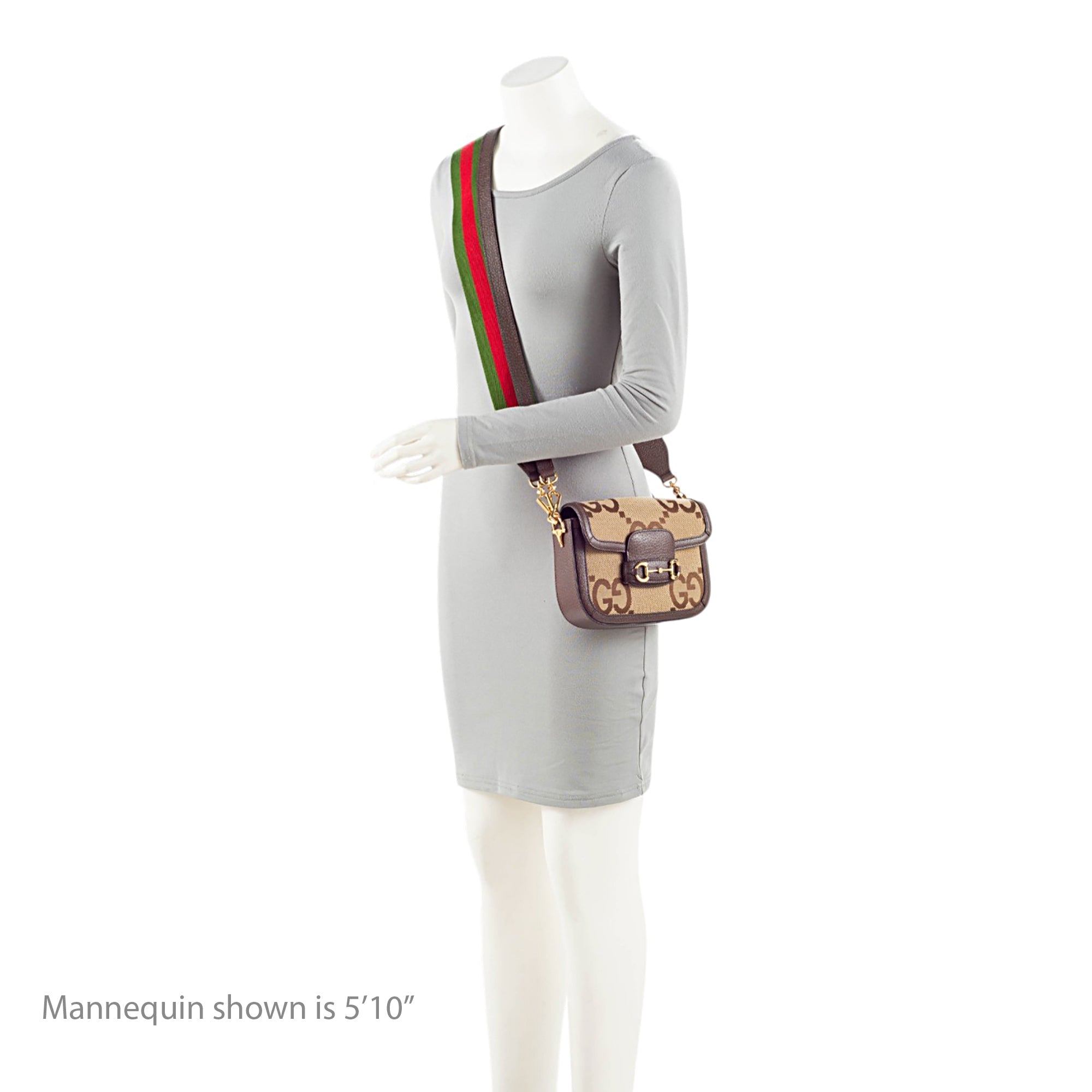 Gucci Jumbo GG Canvas Horsebit 1955 Mini Crossbody