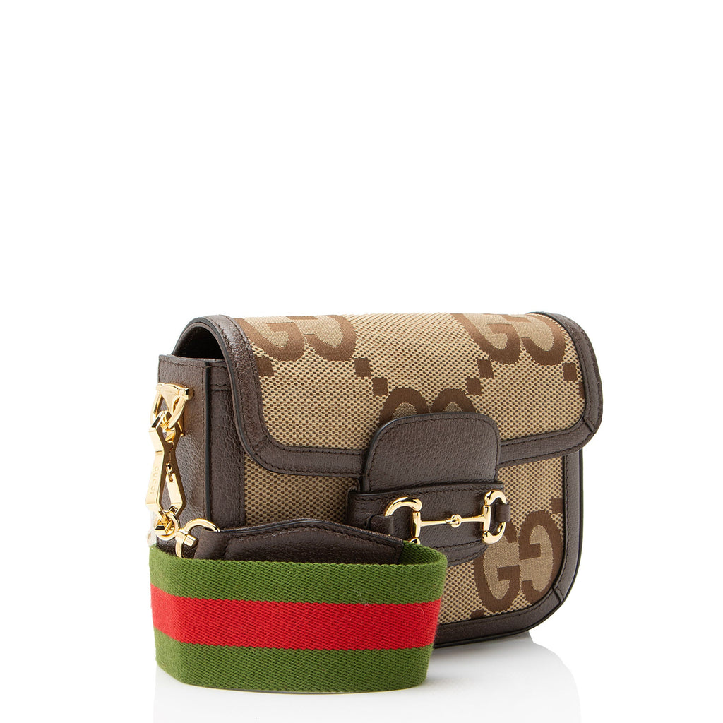 Gucci Jumbo GG Canvas Horsebit 1955 Mini Crossbody