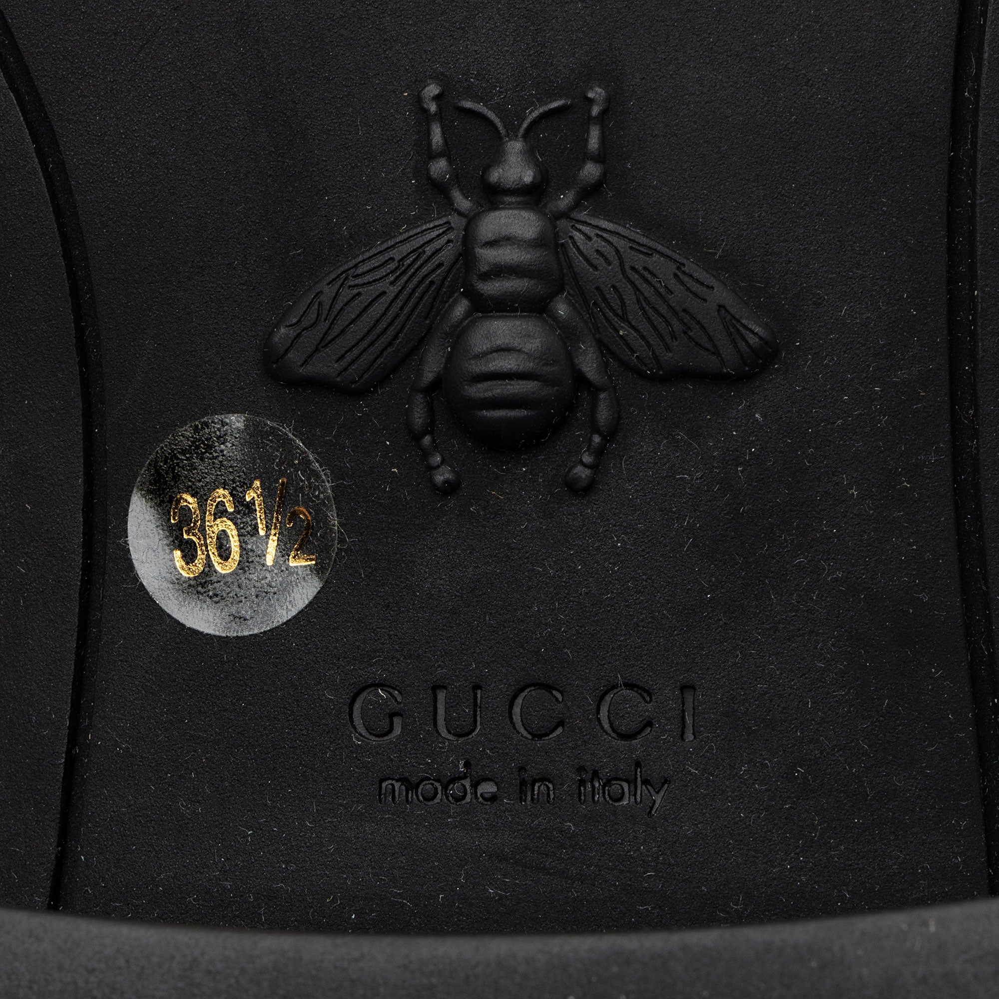 Gucci Jumbo GG Canvas Leather GG Marmont Combat Boots - Size 6.5 / 36.5
