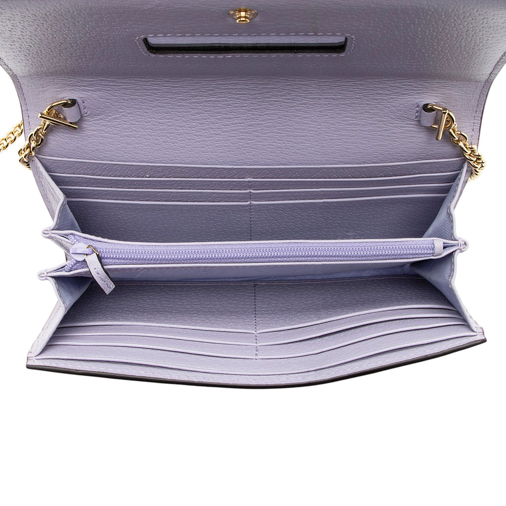 Gucci Jumbo GG Canvas Ophidia Continental Wallet on Chain