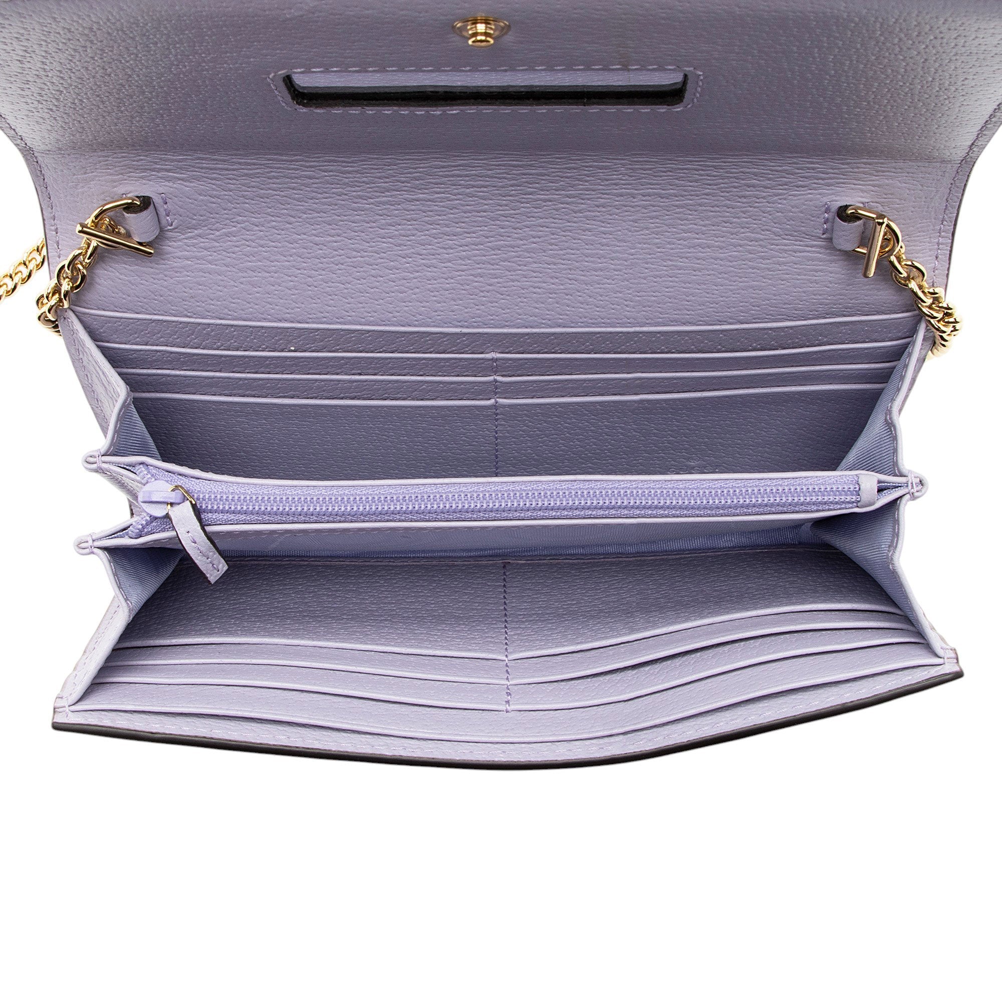 Gucci Jumbo GG Canvas Ophidia Continental Wallet on Chain