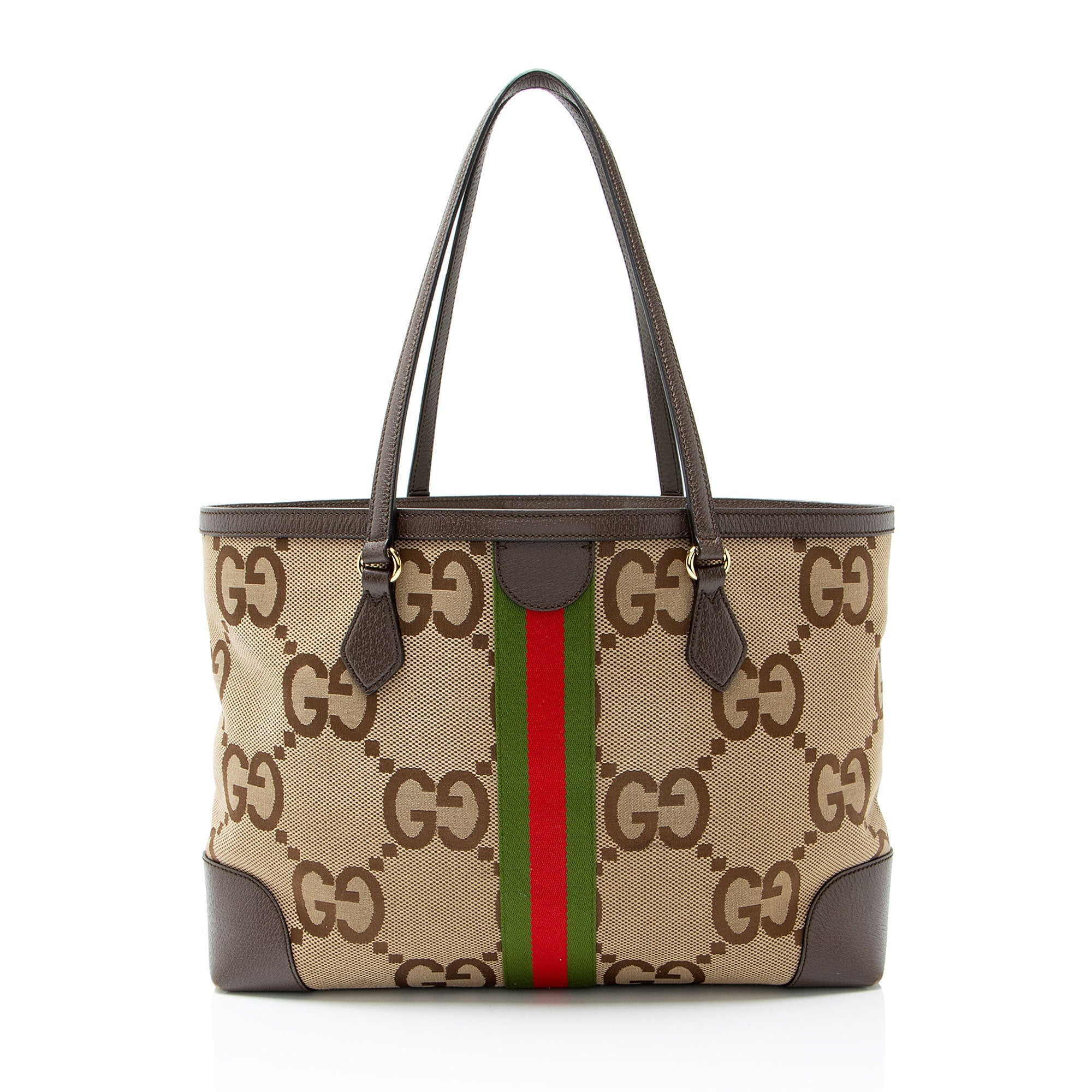 Gucci Jumbo GG Canvas Ophidia Large Shopping Tote