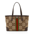 Gucci Jumbo GG Canvas Ophidia Medium Tote (SHF-nLNam4)