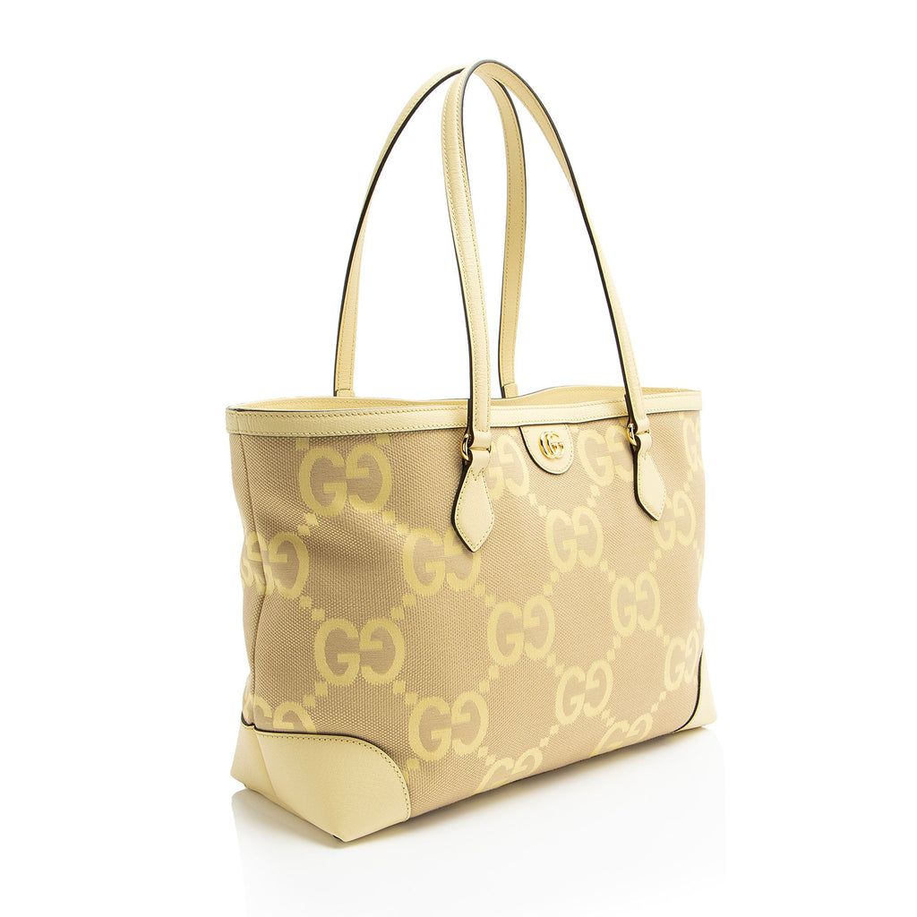 Gucci Jumbo GG Canvas Ophidia Large Shopping Tote