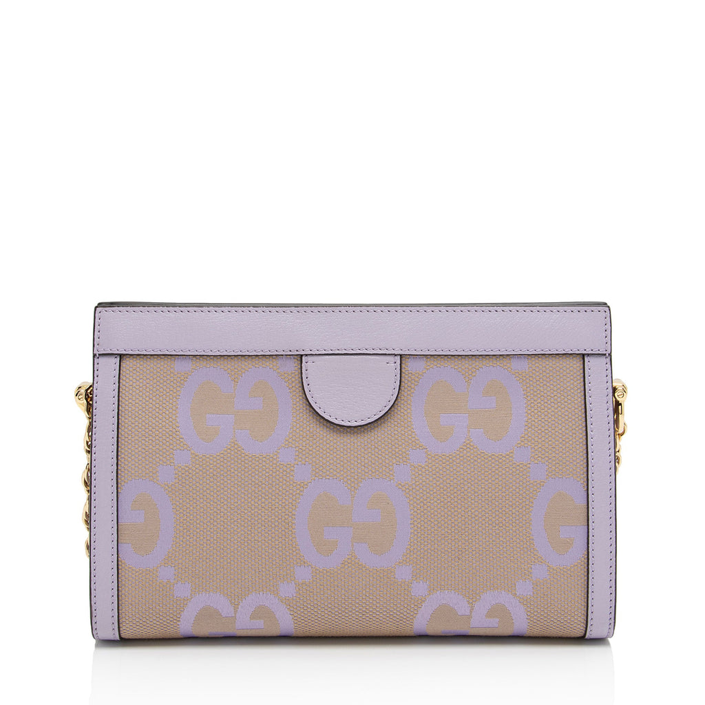 Gucci Jumbo GG Canvas Ophidia Small Shoulder Bag (SHF-omH5F8)