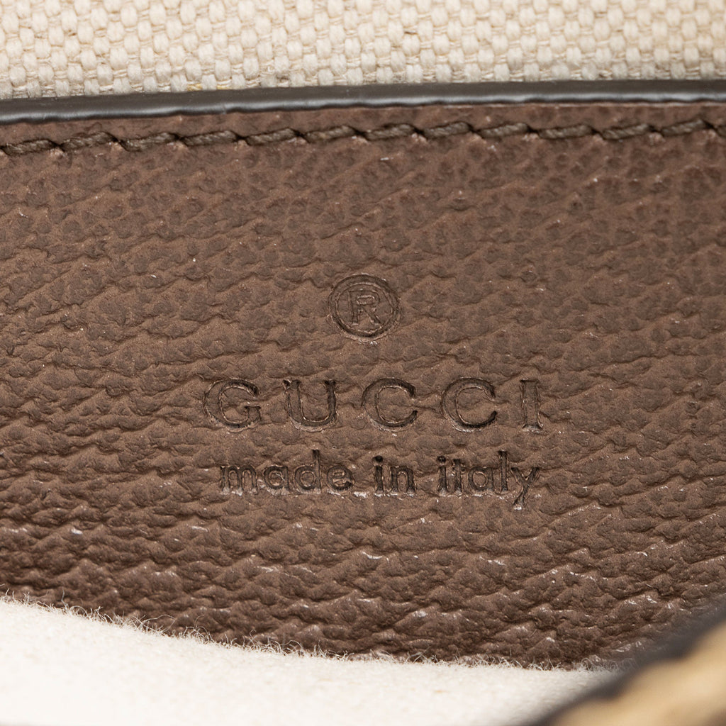 Gucci Jumbo GG Canvas Vertical Mini Tote (SHF-WxnvE9)