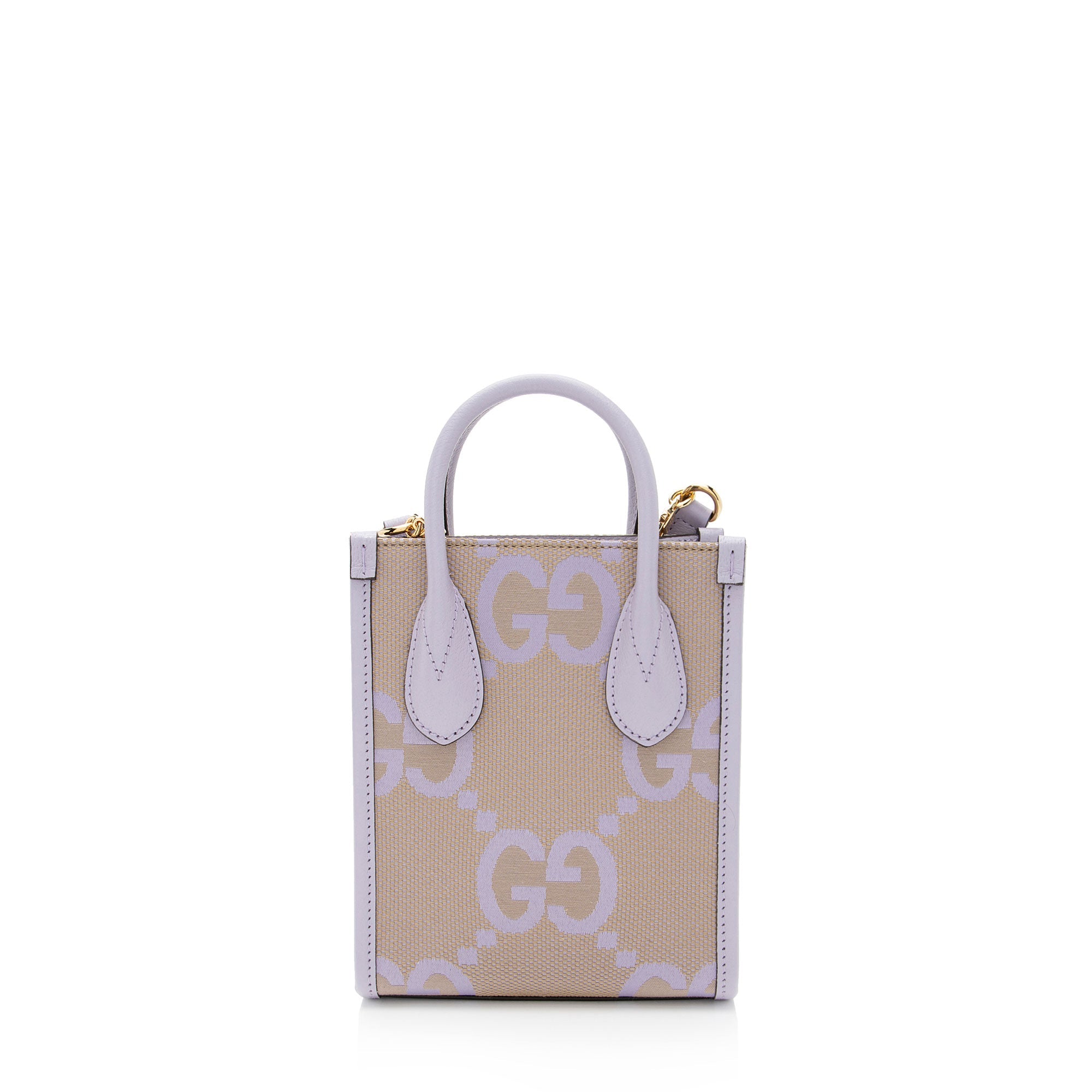 Gucci Jumbo GG Canvas Vertical Mini Tote