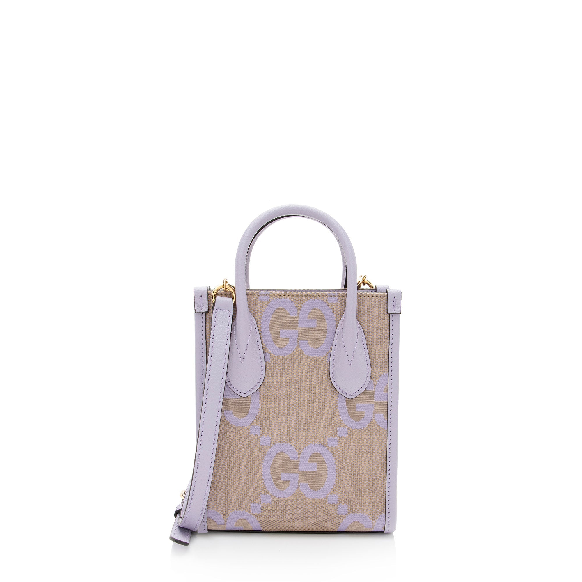 Gucci Jumbo GG Canvas Vertical Mini Tote