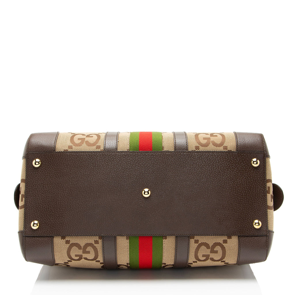Gucci Jumbo GG Canvas Web Medium Duffle