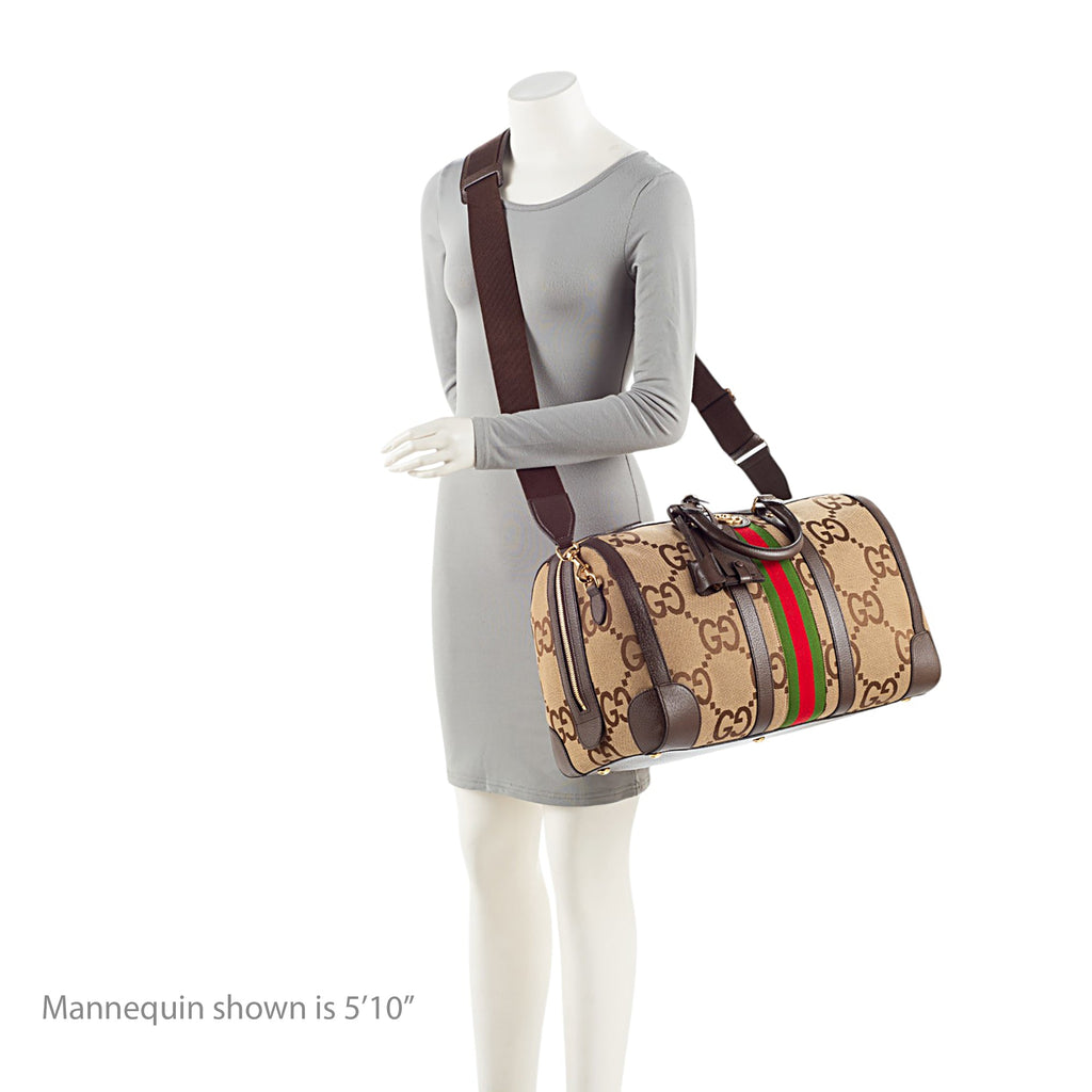 Gucci Jumbo GG Canvas Web Medium Duffle