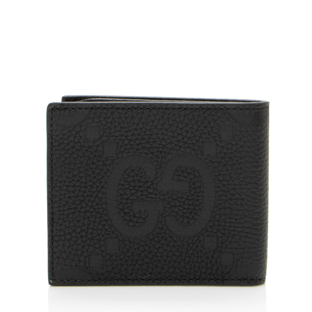 Gucci Jumbo GG Embossed Leather Bifold Wallet (SHF-mmlHGv)
