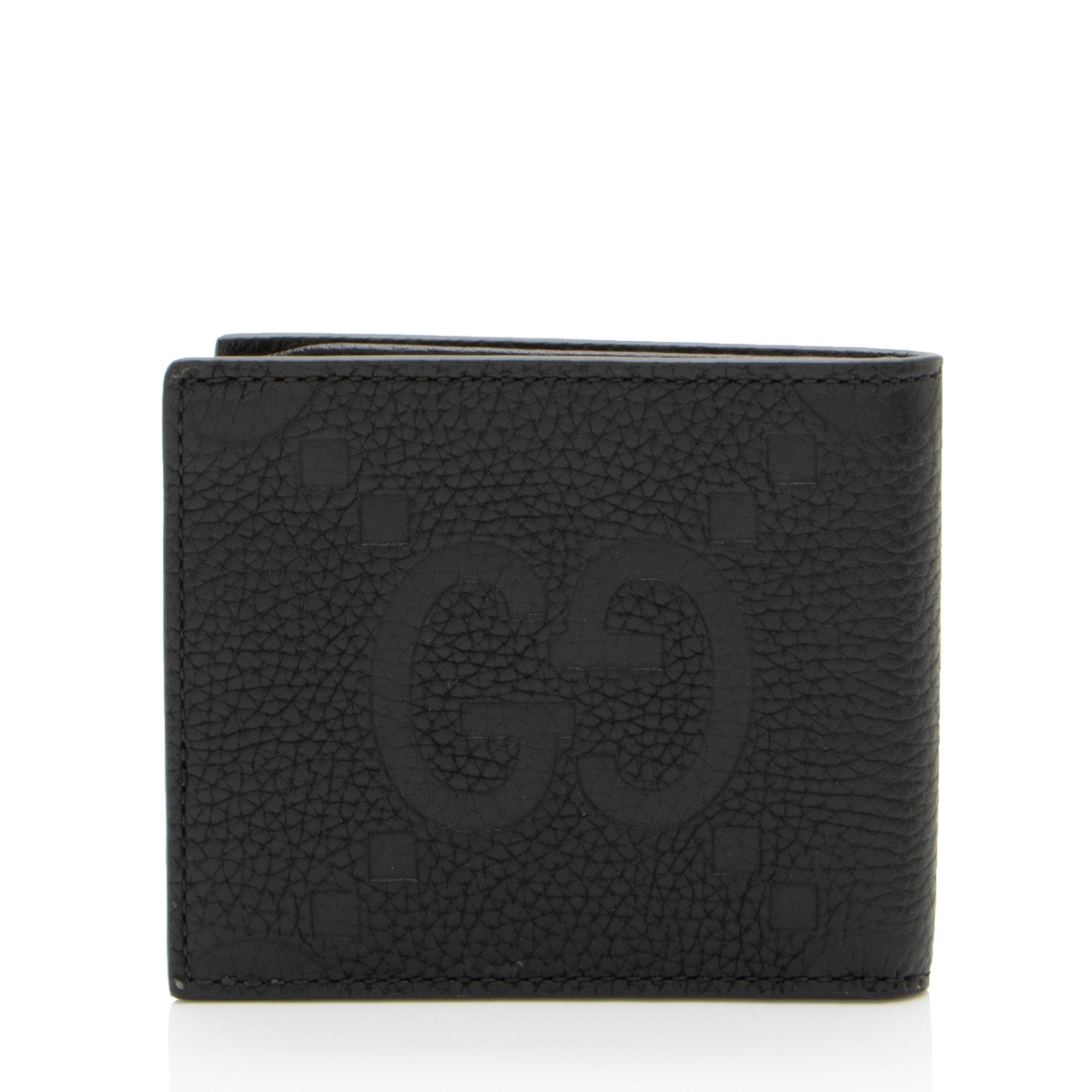 Gucci Jumbo GG Embossed Leather Bifold Wallet (SHF-mmlHGv)