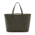 Gucci Jumbo GG Embossed Leather Large Tote