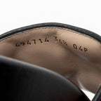 Gucci Jumbo GG Leather Slides - Size 6.5 / 36.5