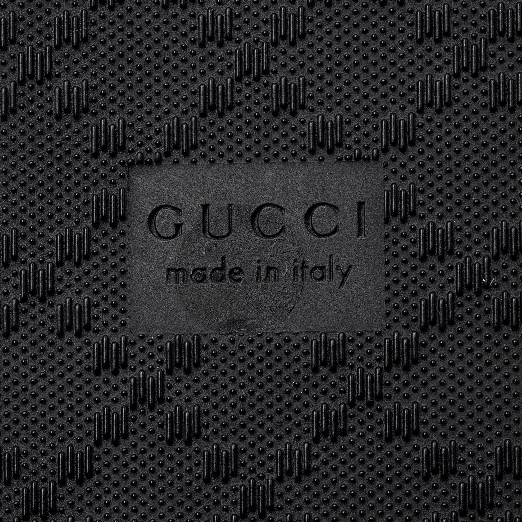 Gucci Jumbo GG Leather Slides - Size 6.5 / 36.5