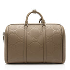 Gucci Jumbo GG Leather Small Duffle Bag (SHF-sZdAaV)