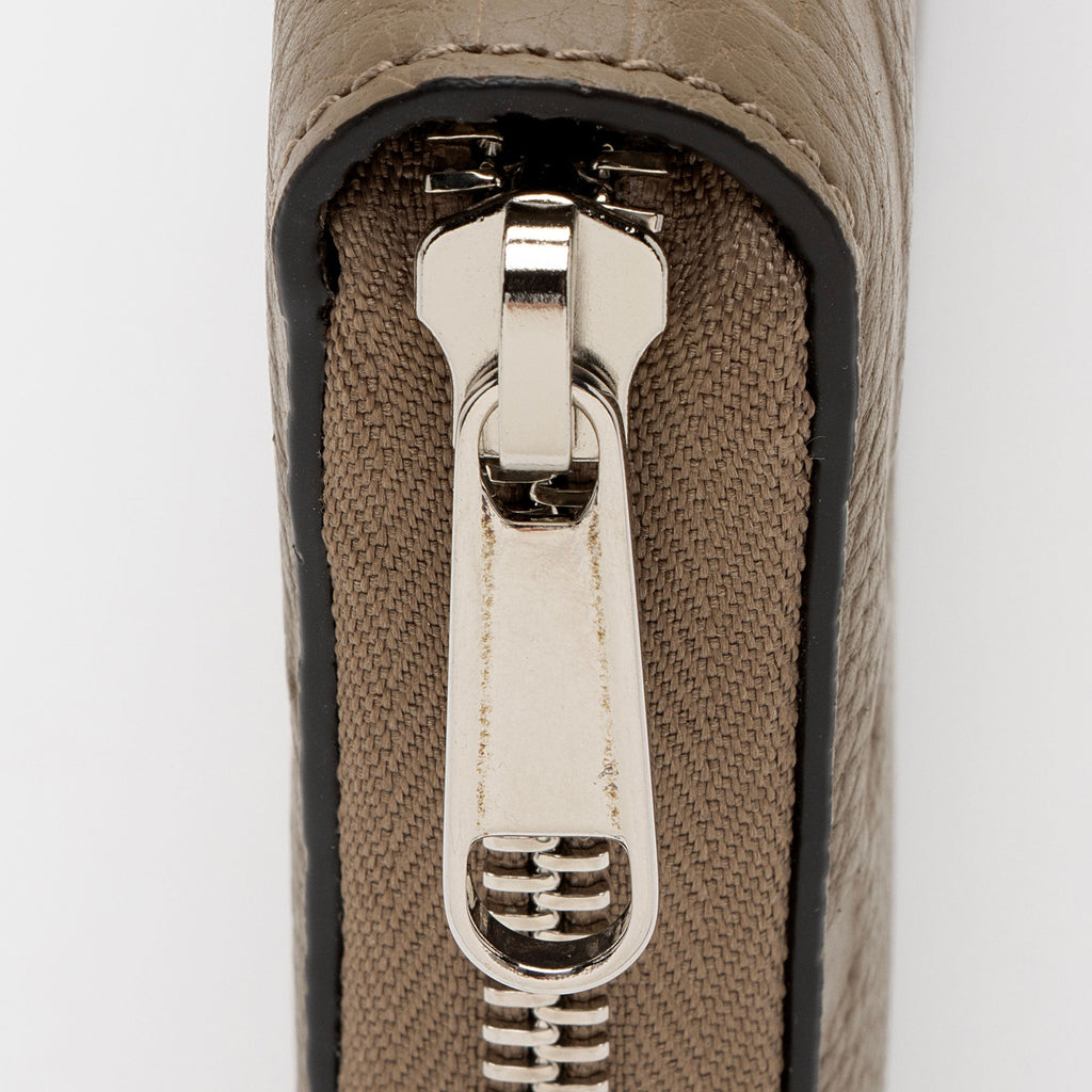 Gucci Jumbo GG Leather Zip Around Wallet (SHF-3lK6BA)