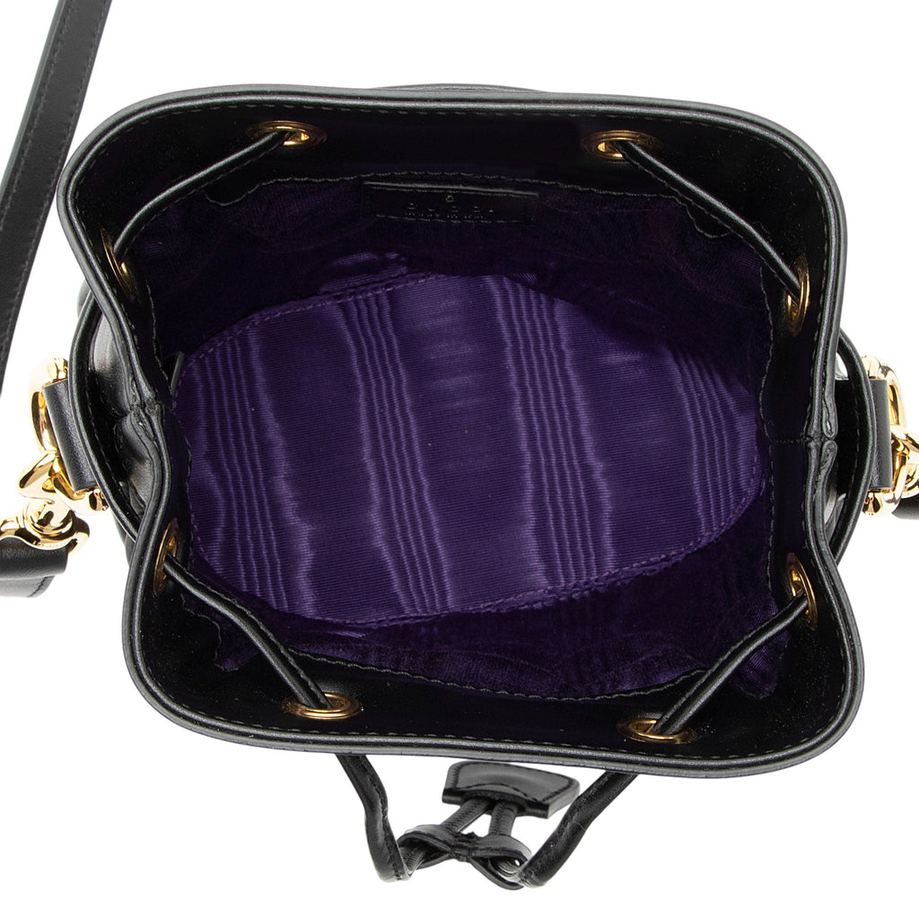 Gucci Jumbo GG Matelasse Leather Bucket Bag