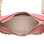 Gucci Jumbo GG Matelasse Leather Chain Small Crossbody