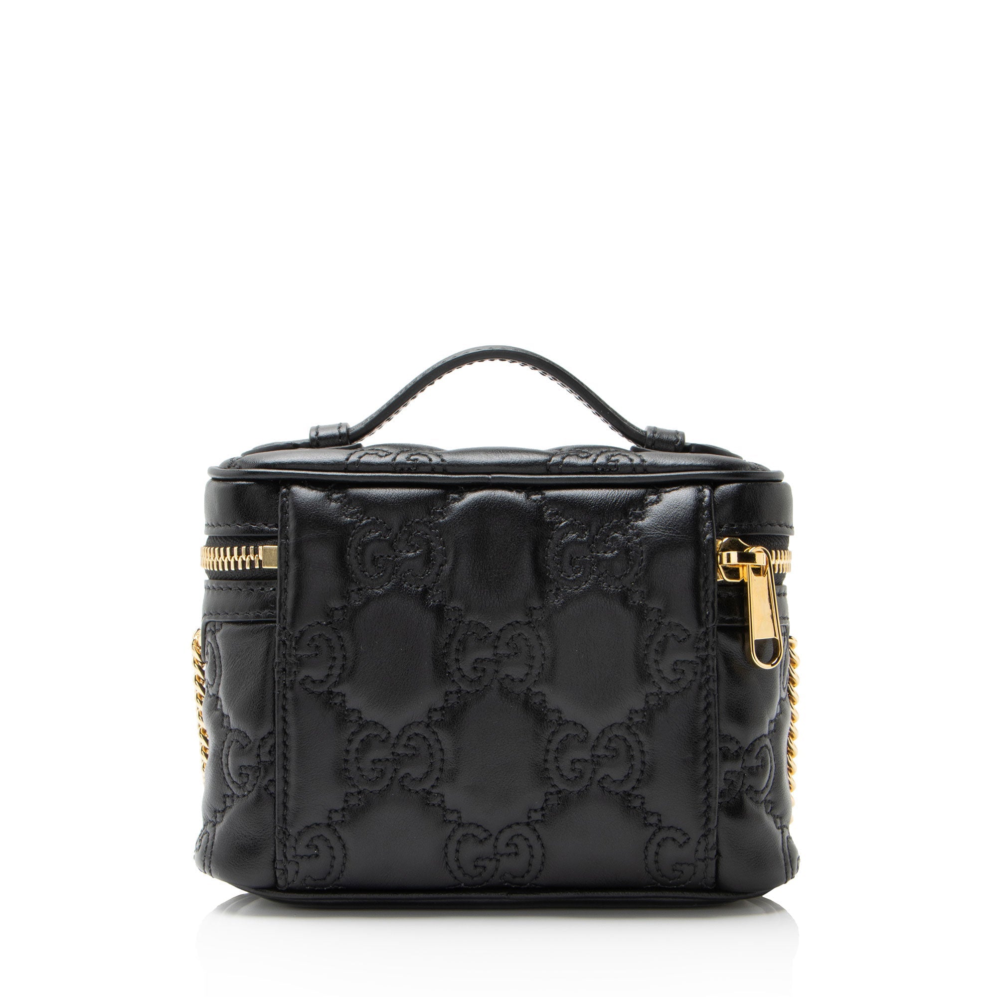 Gucci Jumbo GG Matelasse Leather Mini Vanity Crossbody