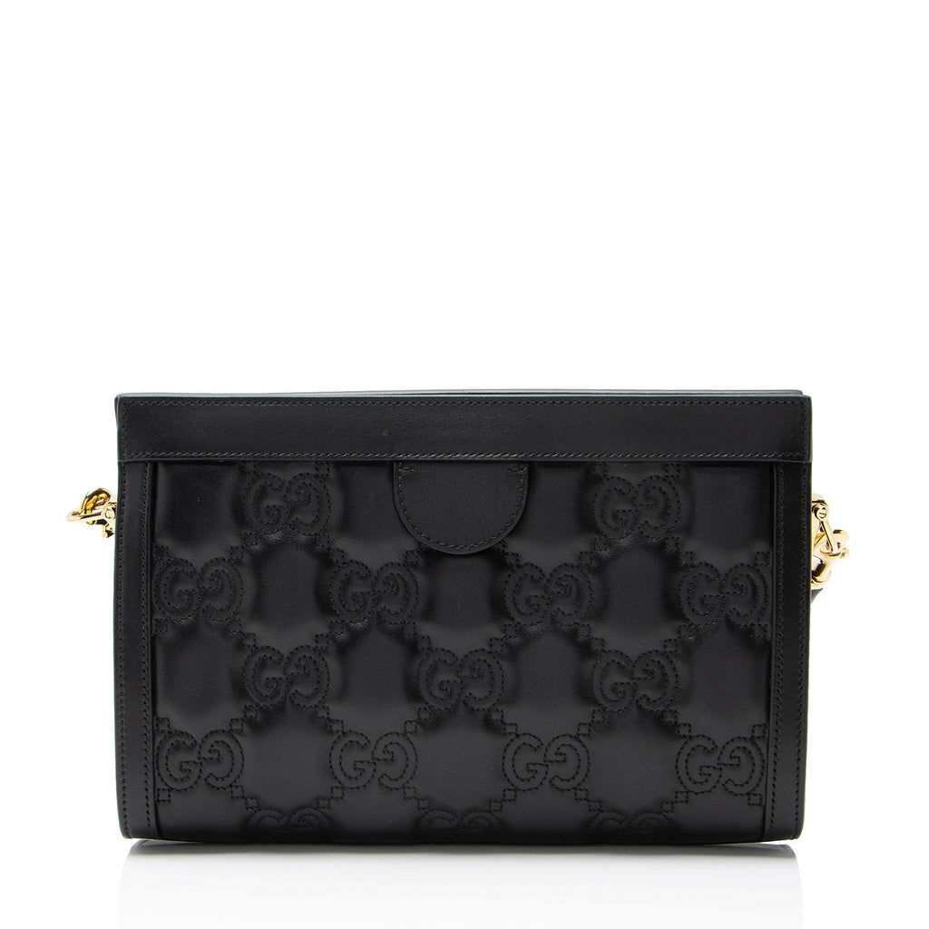 Gucci Jumbo GG Matelasse Leather Slim Crossbody