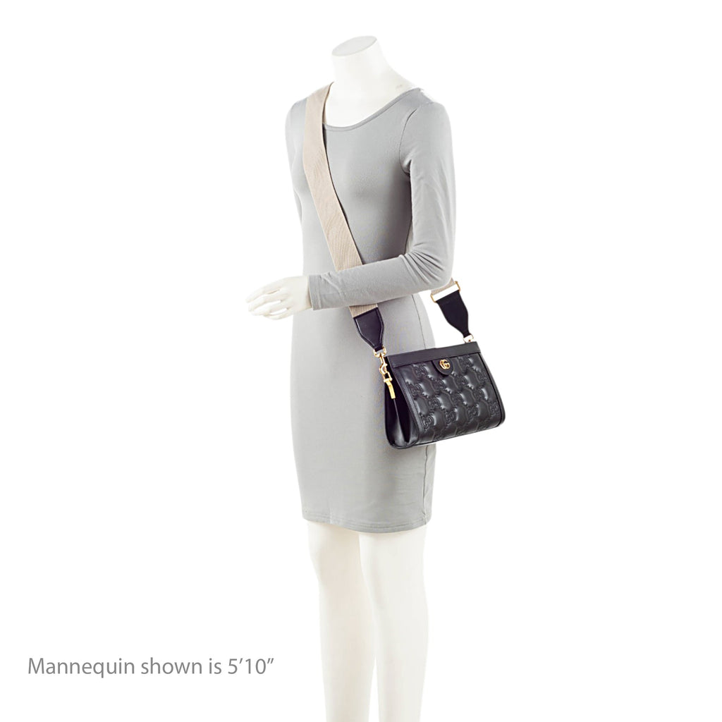 Gucci Jumbo GG Matelasse Leather Slim Crossbody