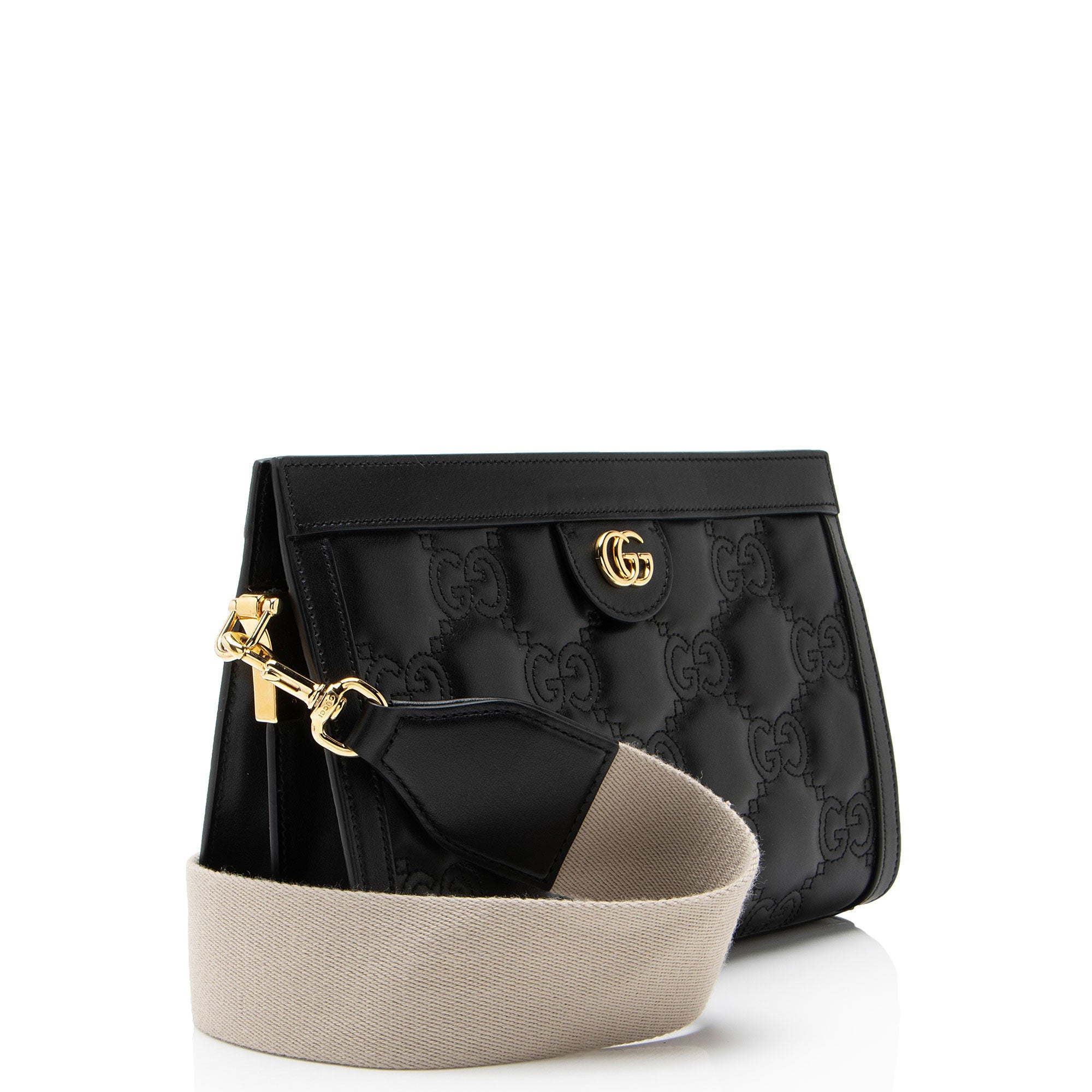 Gucci Jumbo GG Matelasse Leather Slim Crossbody