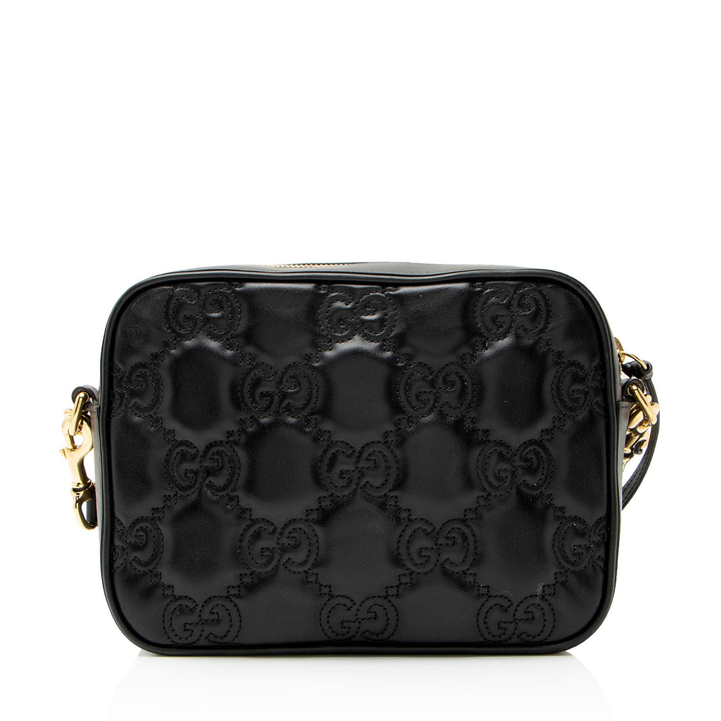 Gucci Jumbo GG Matelasse Leather Small Shoulder Bag