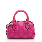 Gucci Jumbo GG Matelasse Nylon Mini Bowling Bag