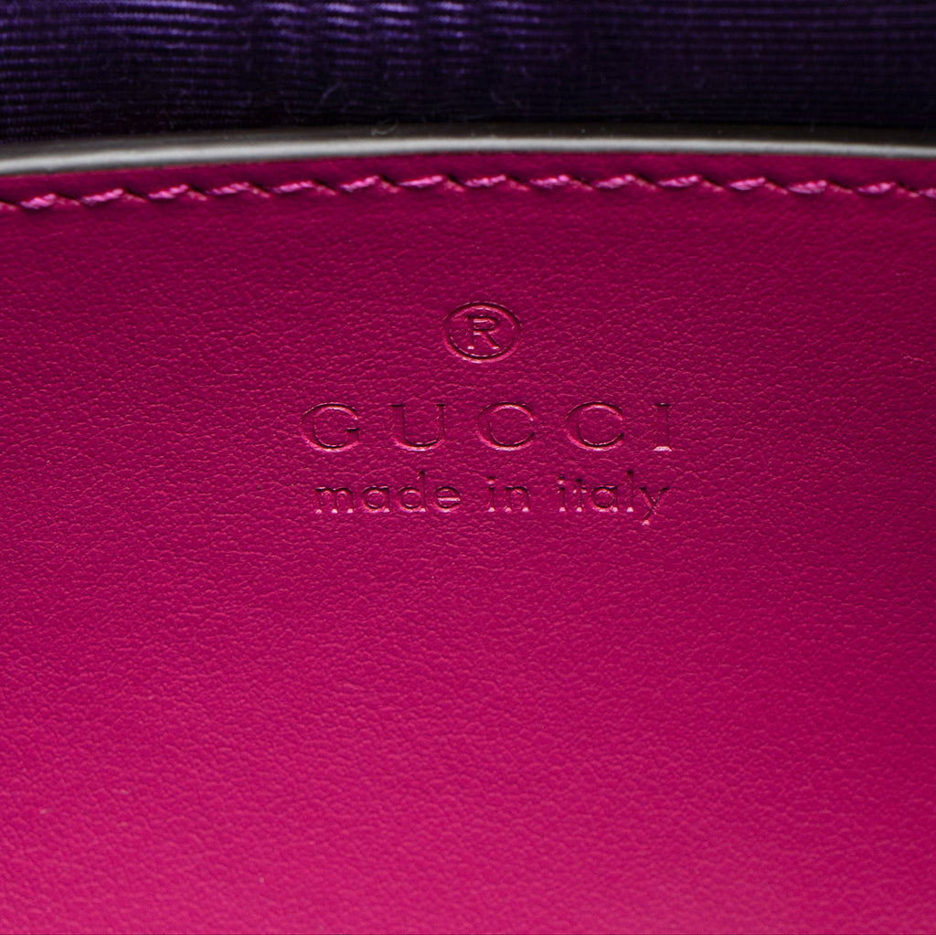 Gucci Jumbo GG Matelasse Nylon Mini Bowling Bag