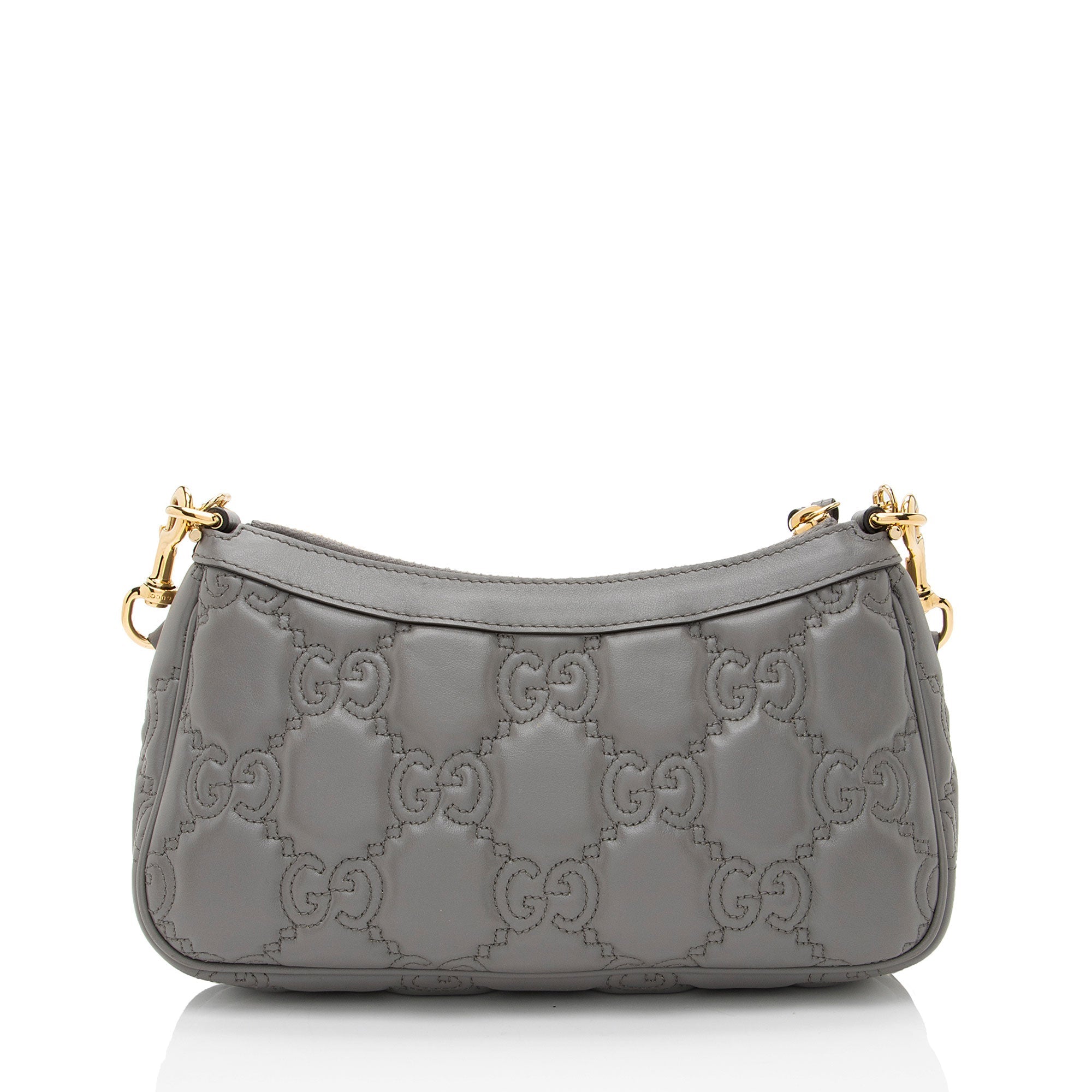Gucci Jumbo GG Matelasse Leather Chain Small Crossbody