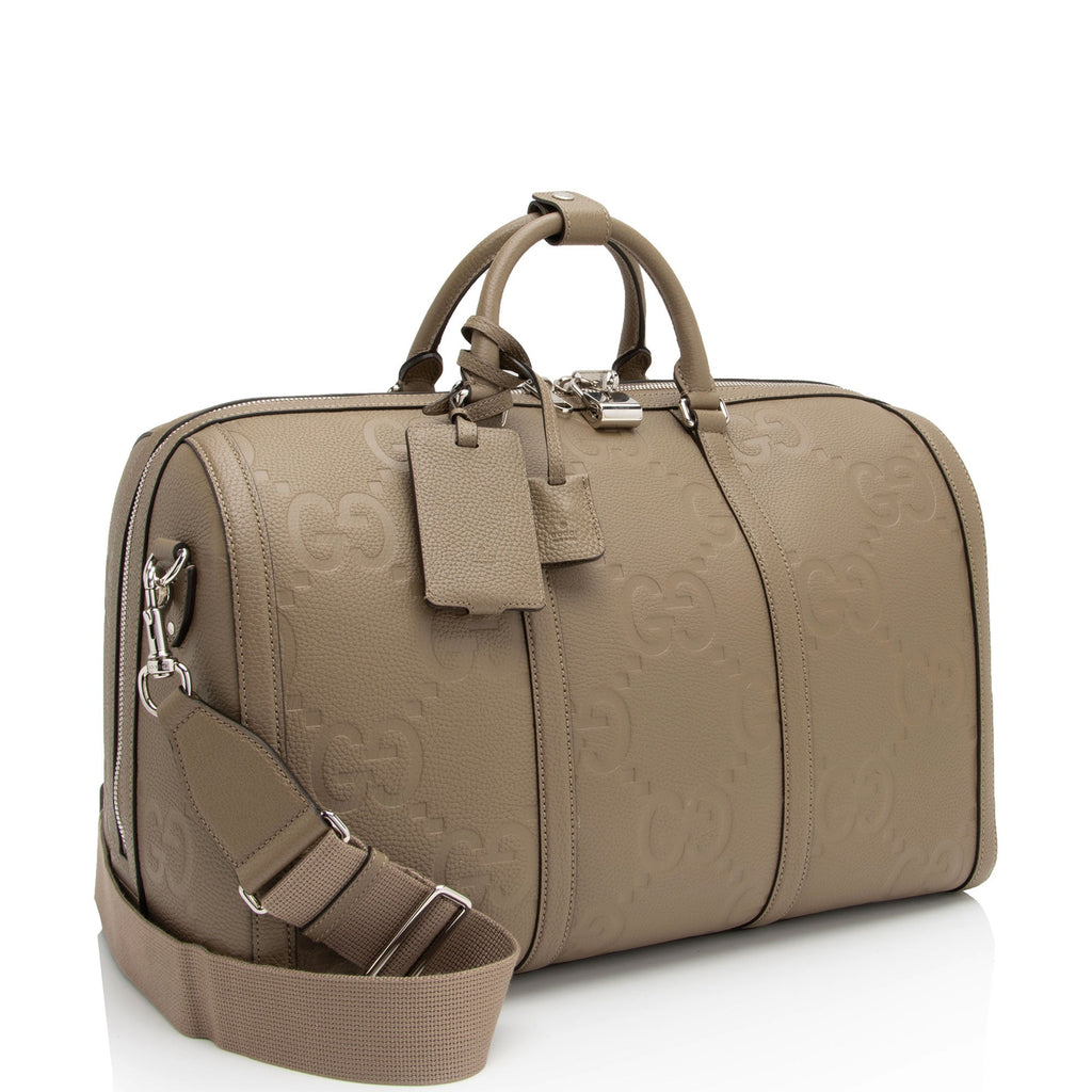 Gucci Jumbo GG Leather Small Duffle Bag (SHF-sZdAaV)