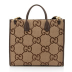 Gucci Jumbo GG Canvas Web Tote