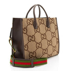 Gucci Jumbo GG Canvas Web Tote