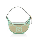 Gucci Jumbo GG Web Half Moon Mini Hobo
