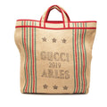 Gucci Jute Arles Printed Tote