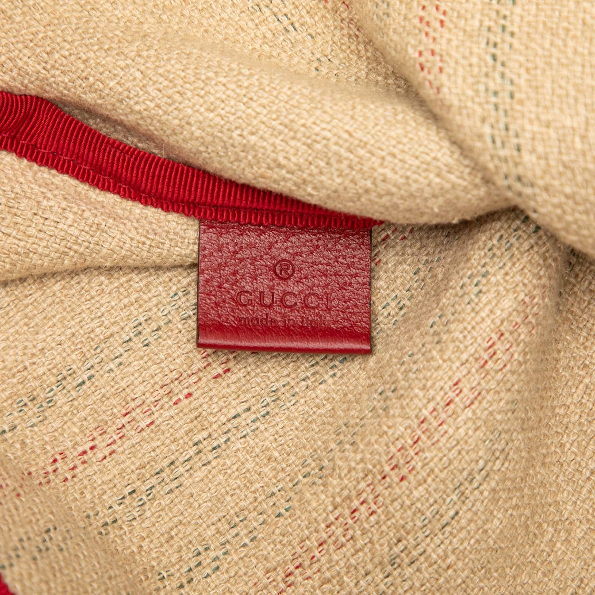 Gucci Jute Arles Printed Tote