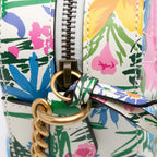 Gucci Ken Scott Mini GG Marmont Floral Printed Matelasse Leather Crossbody