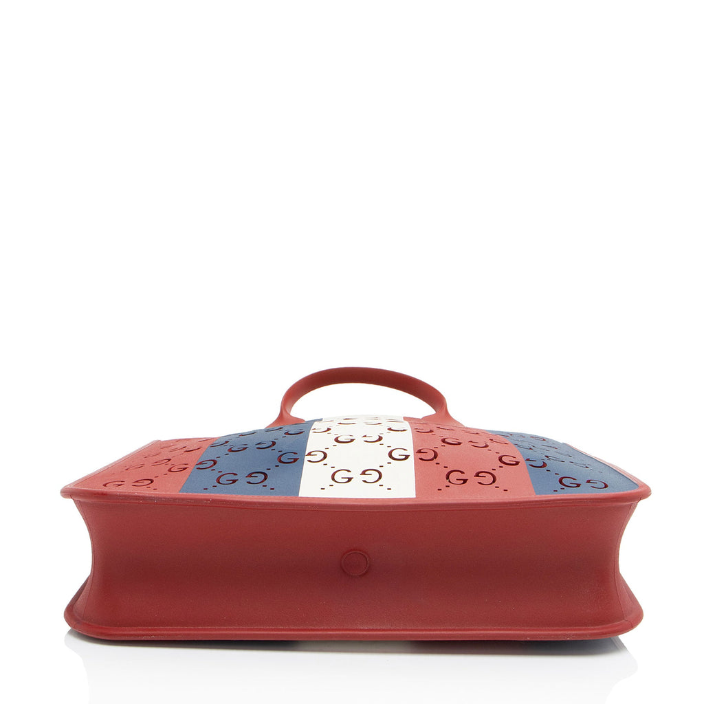 Gucci GG Perforated Rubber Tote