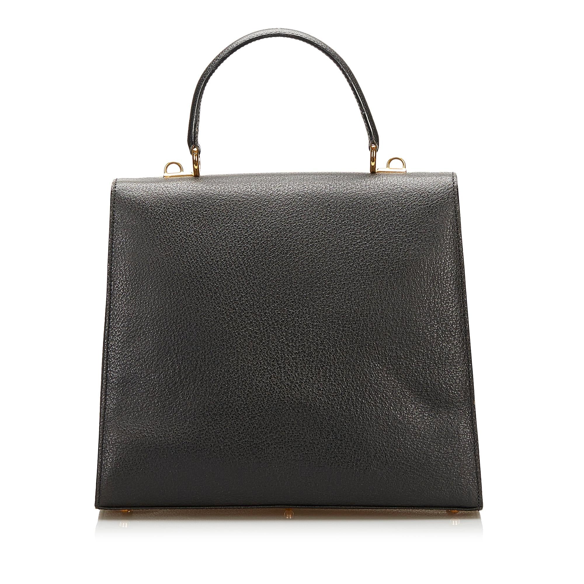 Gucci Lady Lock Leather Satchel (SHG-35619)